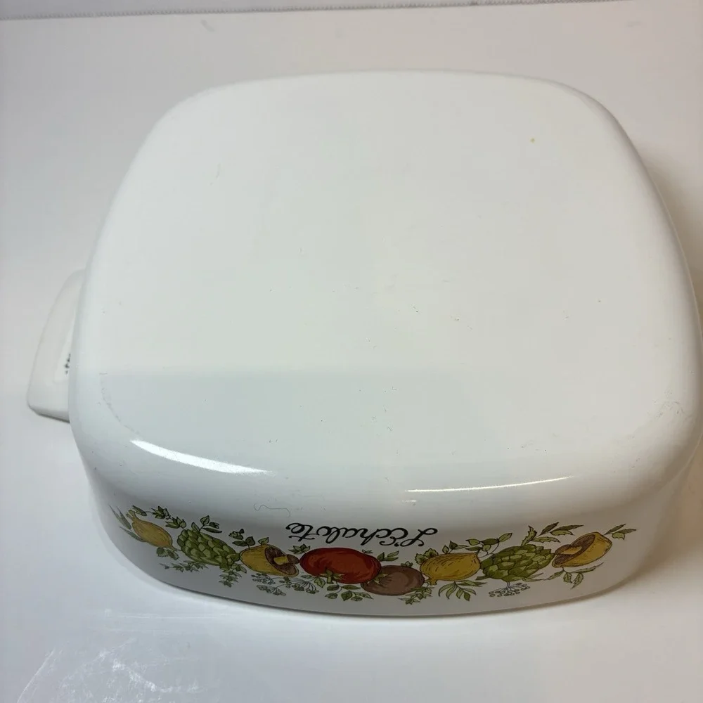 Vintage Corning Ware Spice of Life L'Echalote A-1-B Dish 1 QT NO LID